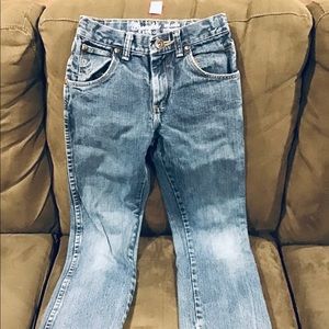 Boys Wrangler Relaxed Straight Leg Jeans